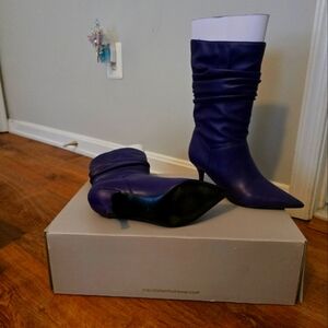 Marc Fisher purple boots